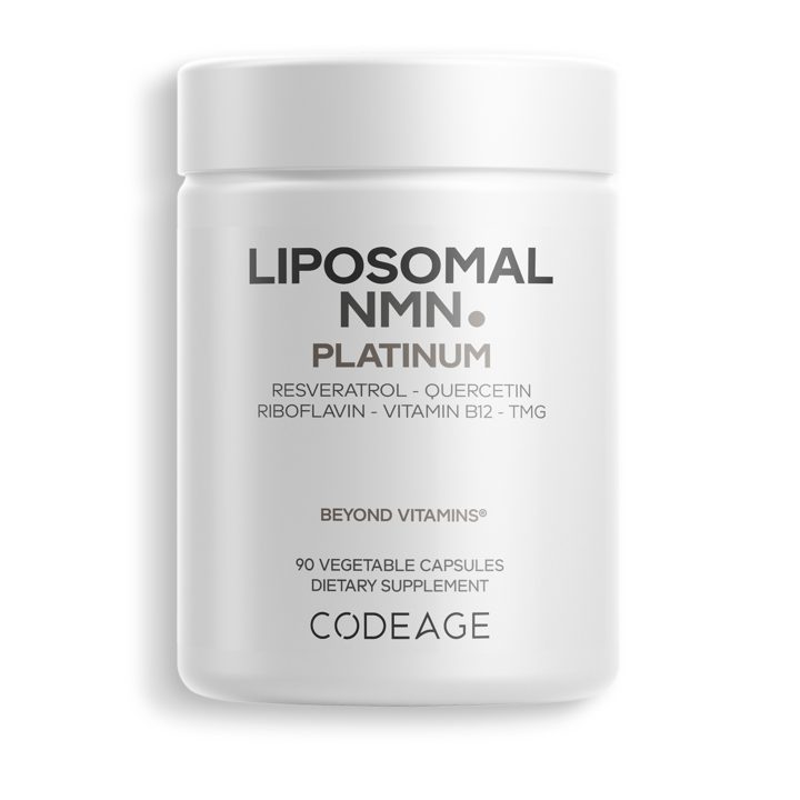 Codeage ad. Angle: The platinum standard: stacked and liposomal
