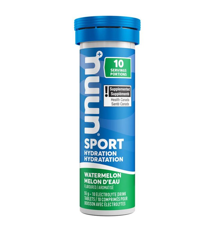 Nuun ad. Angle: Better than water alone: five electrolytes