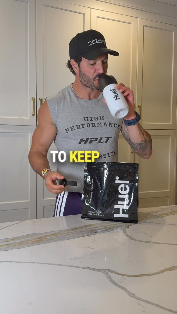 Huel ad. Angle: We asked people to try it for 6 weeks