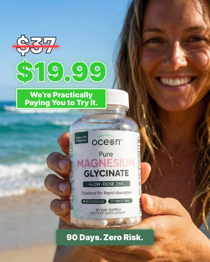 Organics Ocean ad. Angle: "We're practically paying you to try it"