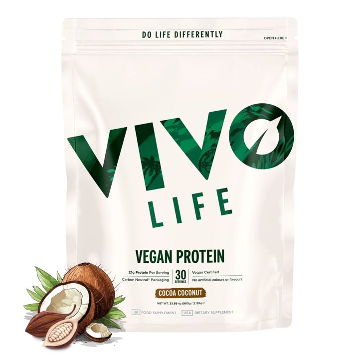 Vivo Life ad. Angle: Your favourite proteins are back in stock