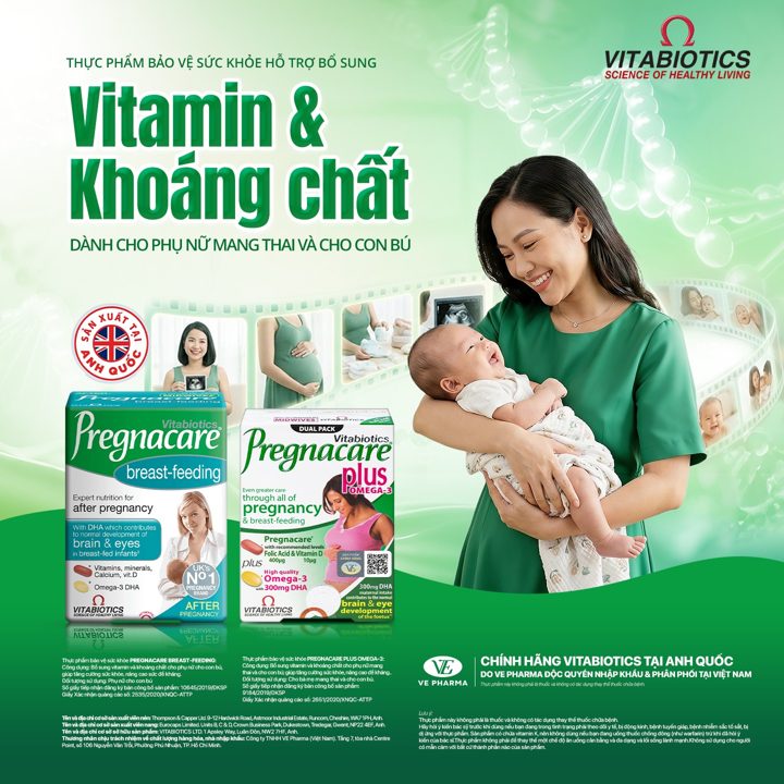 Vitabiotics ad. Angle: Nutrition for the whole pregnancy journey