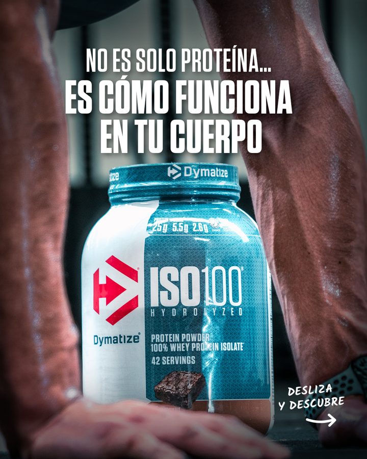 Dymatize ad. Angle: It's not just protein, it's how it works in your body